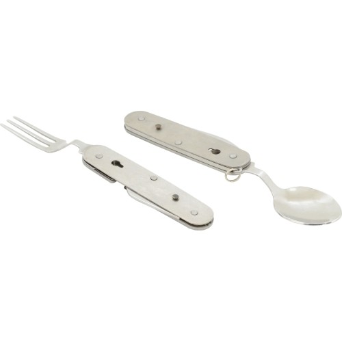 Nóż składany ze sztućcami Cattara CAMPING, 9 cm