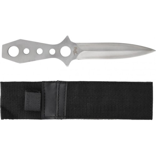 Nóż rzutka Fox Outdoor 22,5 cm w pokrowcu