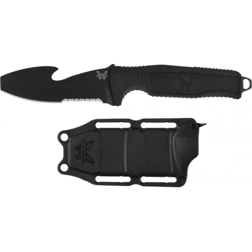 Nóż z ostrzem stałym Benchmade 112SBK-BLK H2O