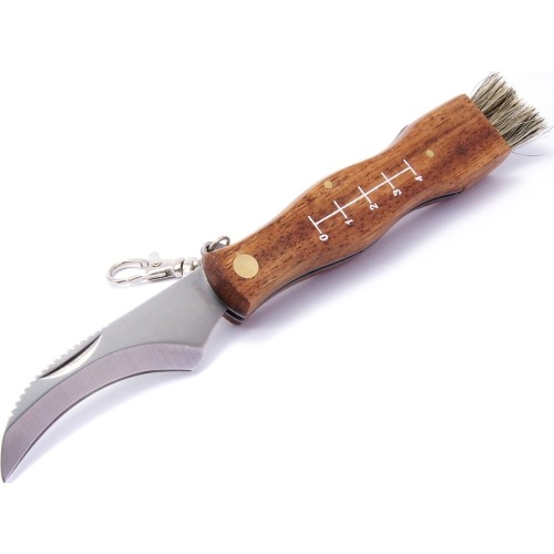 Składany nóż do grzybów z etui MAM, 7,5 cm