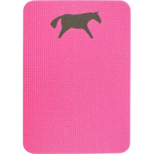 Mata do siedzenia Yate Horse, 400x285x10 mm, różowa/antracyt