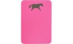 Mata do siedzenia Yate Horse, 400x285x10 mm, różowa/antracyt