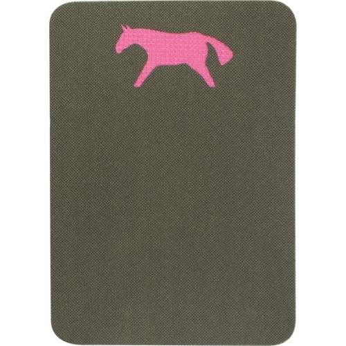 Mata do siedzenia Yate Horse, 400x285x10 mm, różowa/antracyt