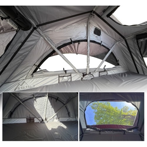 Namiot dachowy CARPATI dla 2-3 osób 240x140x130cm PU2500mm