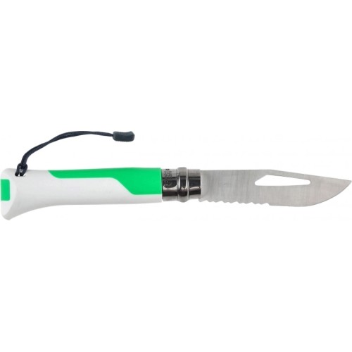 Nóż Opinel Outdoor No.8, ostrze ze stali nierdzewnej - Zielony
