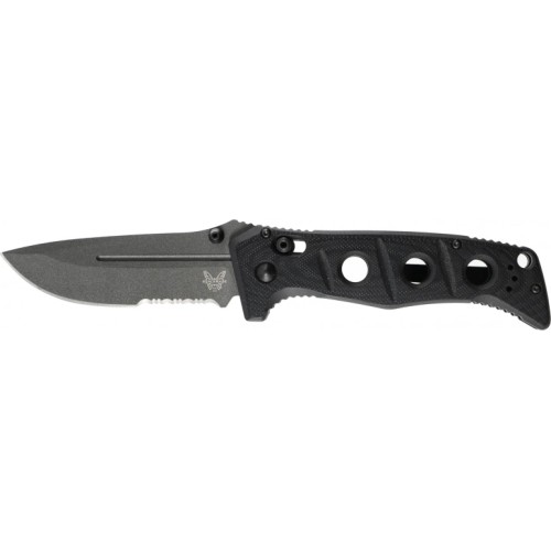 Nóż składany Benchmade 275SGY-1 Adamas Combo, szary
