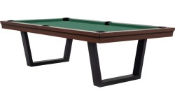 Stół bilardowy / jadalny Rasson Madrid, orzech, 8 ft, Club Cloth żółto-zielony