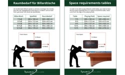 Stół bilardowy / jadalny Rasson Madrid, orzech, 8 ft, Club Cloth żółto-zielony
