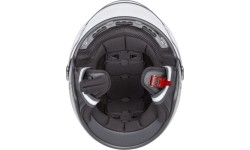 Kask motocyklowy Cassida Handy Plus Linear, perłowy matowy niebieski / ciemnoniebieski
