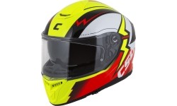 Kask motocyklowy Cassida Integral GT 2.1 Flash fluorescencyjny żółty/fluorescencyjny czerwony/czarny/biały