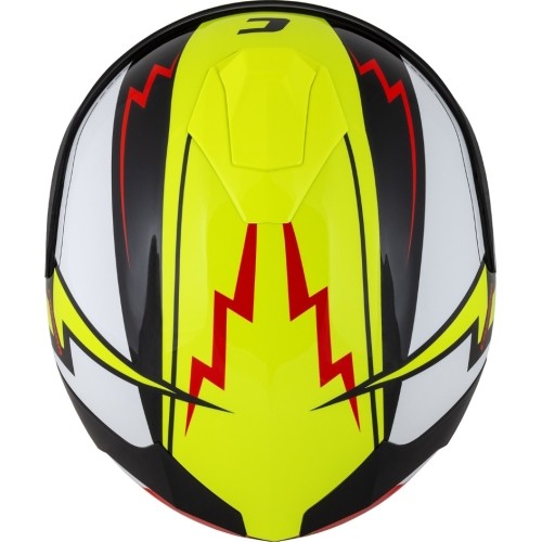 Kask motocyklowy Cassida Integral GT 2.1 Flash fluorescencyjny żółty/fluorescencyjny czerwony/czarny/biały