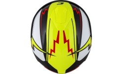 Kask motocyklowy Cassida Integral GT 2.1 Flash fluorescencyjny żółty/fluorescencyjny czerwony/czarny/biały