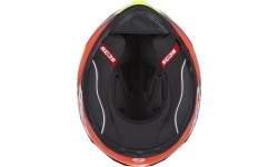 Kask motocyklowy Cassida Integral GT 2.1 Flash fluorescencyjny żółty/fluorescencyjny czerwony/czarny/biały