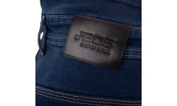 Męskie jeansy motocyklowe BOS Micas - Acid Black