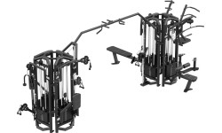 8-stanowiskowa maszyna siłowa UpForm UF-T004