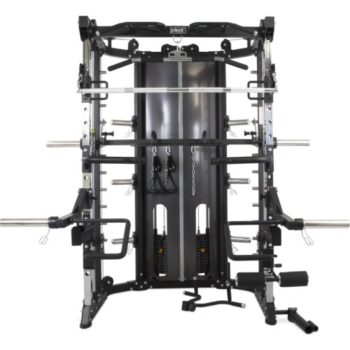 Pivot Fitness FSM-400 wielofunkcyjna maszyna Smitha, czarna
