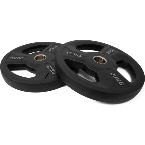 Zestaw obciążeń Pivot Fitness Olympic Rubber Plate 20 kg