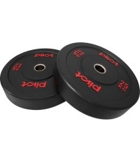 Pivot Fitness Pro Training Bumper zestaw talerzy obciążeniowych 25 kg