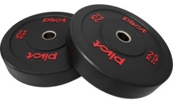 Pivot Fitness Pro Training Bumper zestaw talerzy obciążeniowych 25 kg
