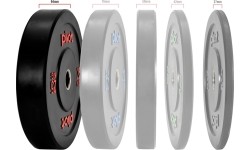 Pivot Fitness Pro Training Bumper zestaw talerzy obciążeniowych 25 kg