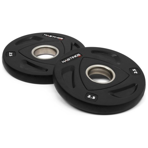 Zestaw obciążeń Hastings Pro Rubber Olympic Tri-Grip 2,5 kg