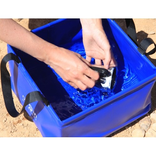 Składane wiadro Origin Outdoors 15 l, niebieskie