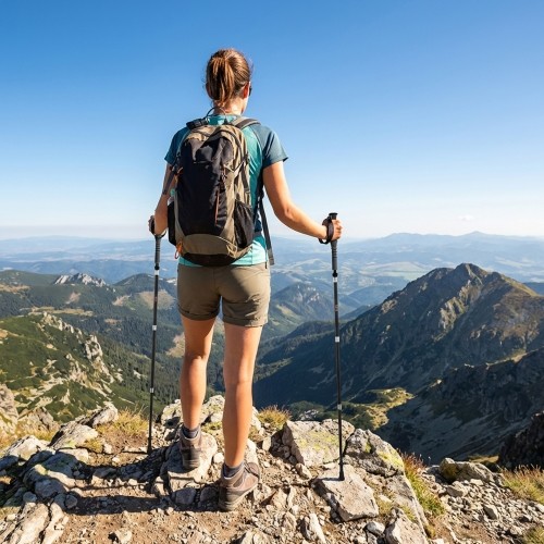 Kije trekkingowe Origin Outdoors z węgla „Feather“