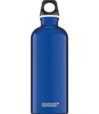 Aluminiowa butelka podróżna sportowa do picia SIGG Alu Drinking Traveller - 0,6 l, niebieska