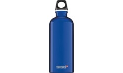 Aluminiowa butelka podróżna sportowa do picia SIGG Alu Drinking Traveller - 0,6 l, niebieska