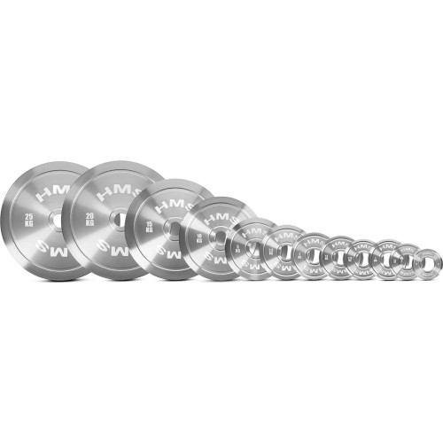 TOS kalibrowany stalowy talerz olimpijski HMS - 0.5kg