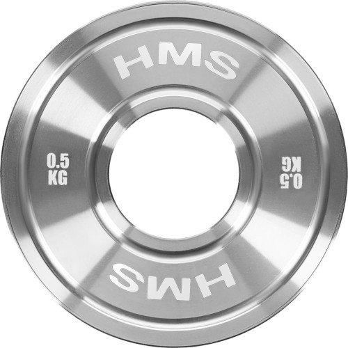 TOS kalibrowany stalowy talerz olimpijski HMS - 0.5kg