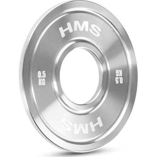 TOS kalibrowany stalowy talerz olimpijski HMS - 0.5kg