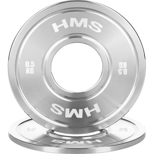 TOS kalibrowany stalowy talerz olimpijski HMS - 0.5kg