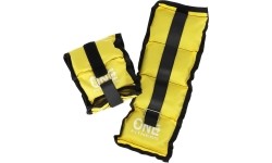 Obciążniki poduszkowe One Fitness WW01, żółte - 2 x 0,7 kg