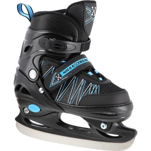 NH11912 2w1 rolki i łyżwy hokejowe - Czarny/Niebieski