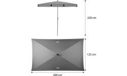 Parasol ogrodowy NILS NC7826 220 cm