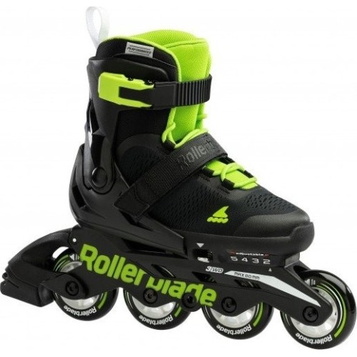 Rolki Rollerblade Microblade, zielono-czarne