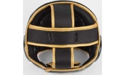 Kask bokserski Venum Challenger – czarno-złoty