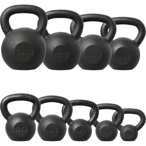 Kettlebell żeliwny KZG HMS - 6 kg