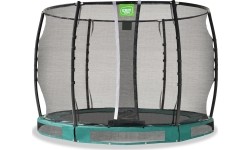 Trampolina gruntowa EXIT Allure Premium ø305 cm, zielona