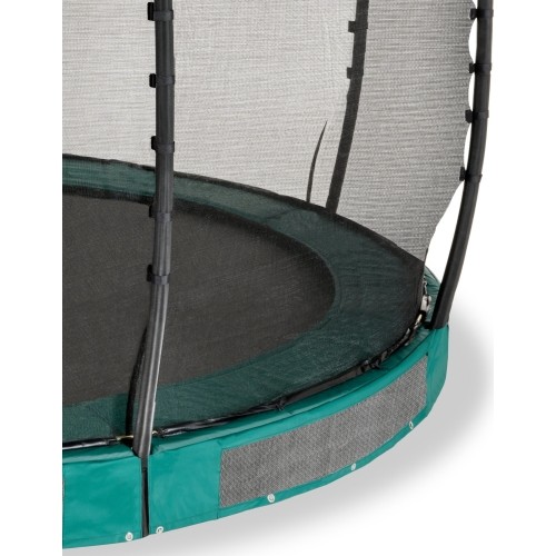 Trampolina gruntowa EXIT Allure Premium ø305 cm, zielona