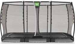 Trampolina gruntowa EXIT Allure Premium 214x366 cm, czarna