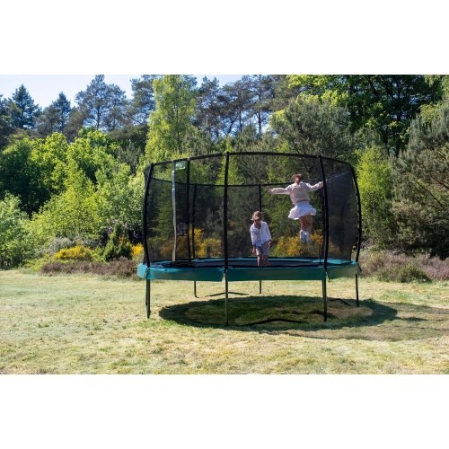 Trampolina EXIT Allure Classic ø427 cm - zielona