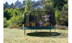 Trampolina EXIT Allure Classic ø427 cm - zielona
