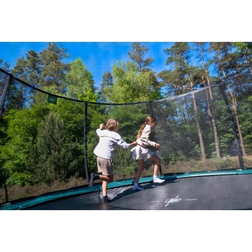 Trampolina EXIT Allure Classic ø427 cm - zielona