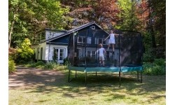 Trampolina EXIT Allure Classic ø427 cm - zielona