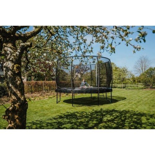 Trampolina EXIT Allure Classic ø427 cm - zielona