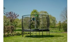 Trampolina EXIT Allure Classic ø427 cm - zielona