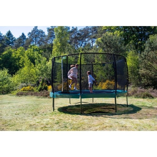 Trampolina EXIT Allure Classic ø427 cm - zielona