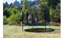 Trampolina EXIT Allure Classic ø427 cm - zielona